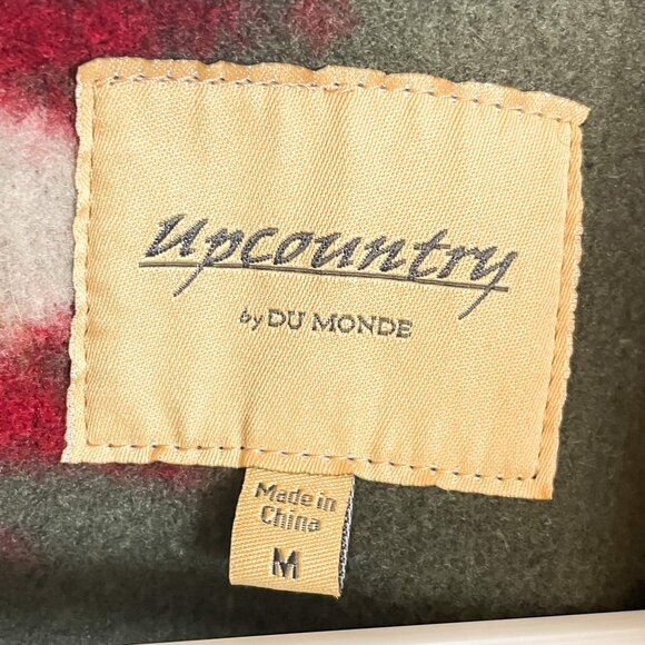 UpCountry By Du Monde Fleece Button Down Jacket Aztec Tribal Women's Medium VTG - Picture 7 of 9